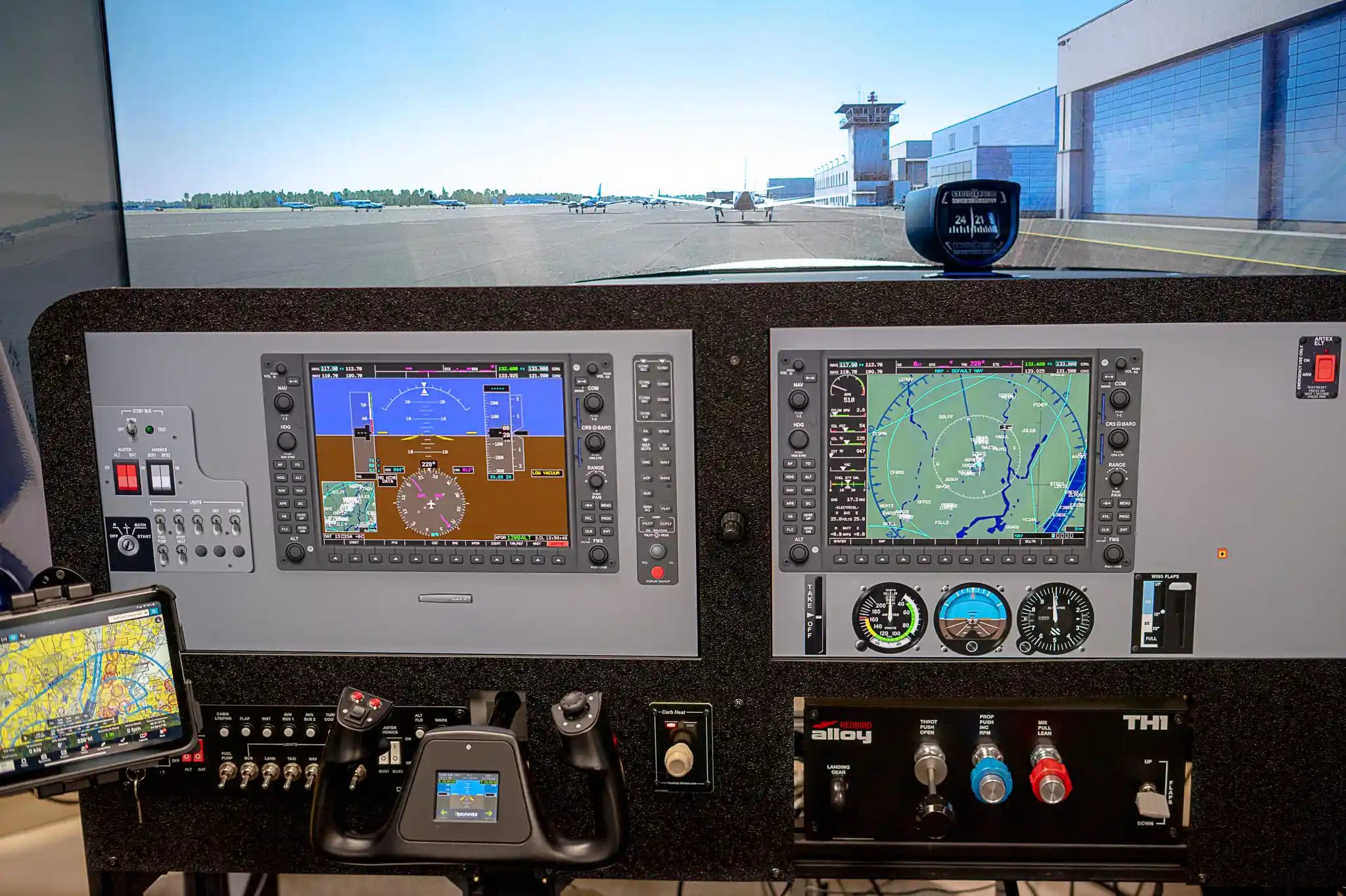 Instrument training on the SG-2 simulator