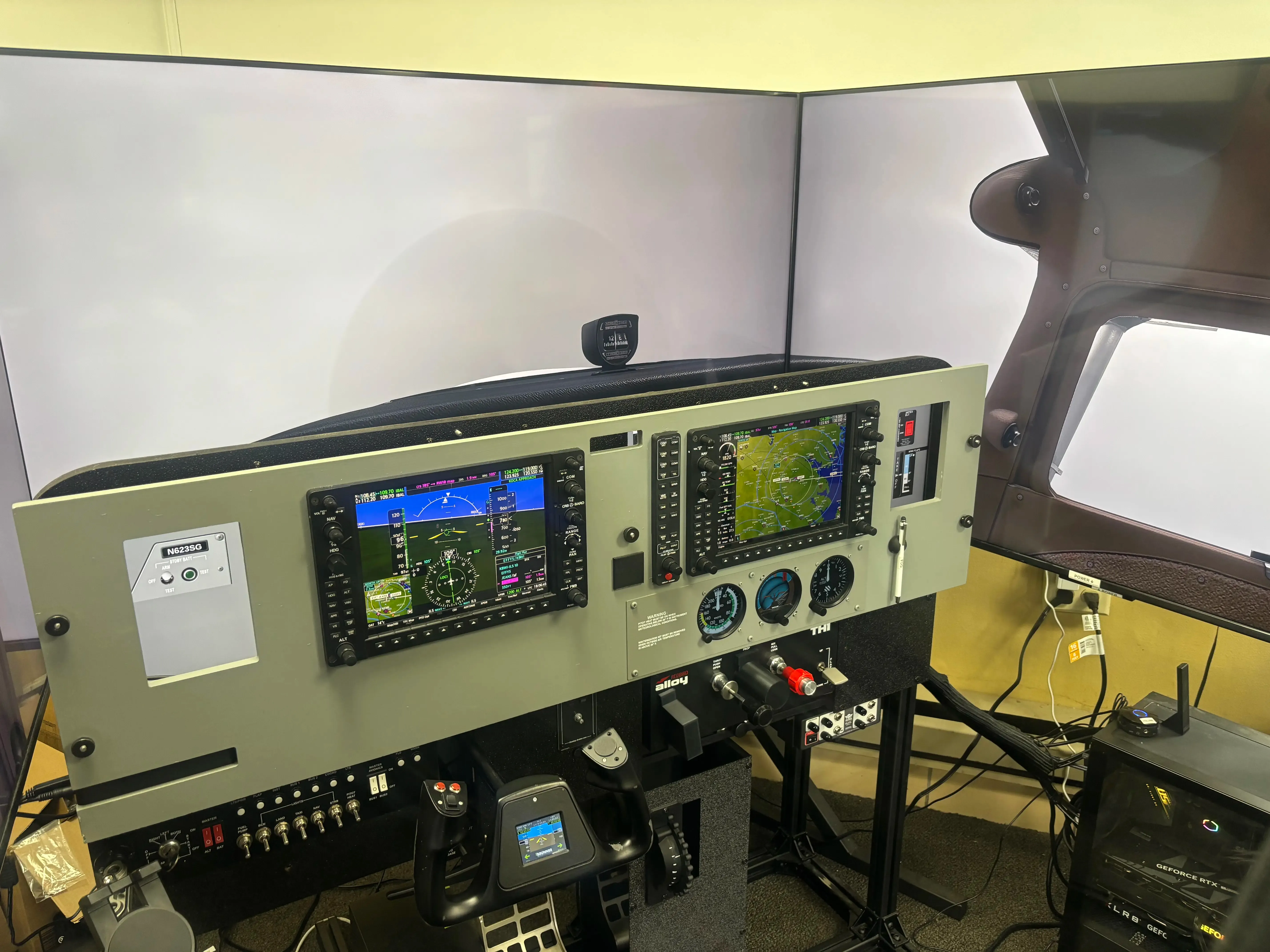 SG-2 simulator panel gauges