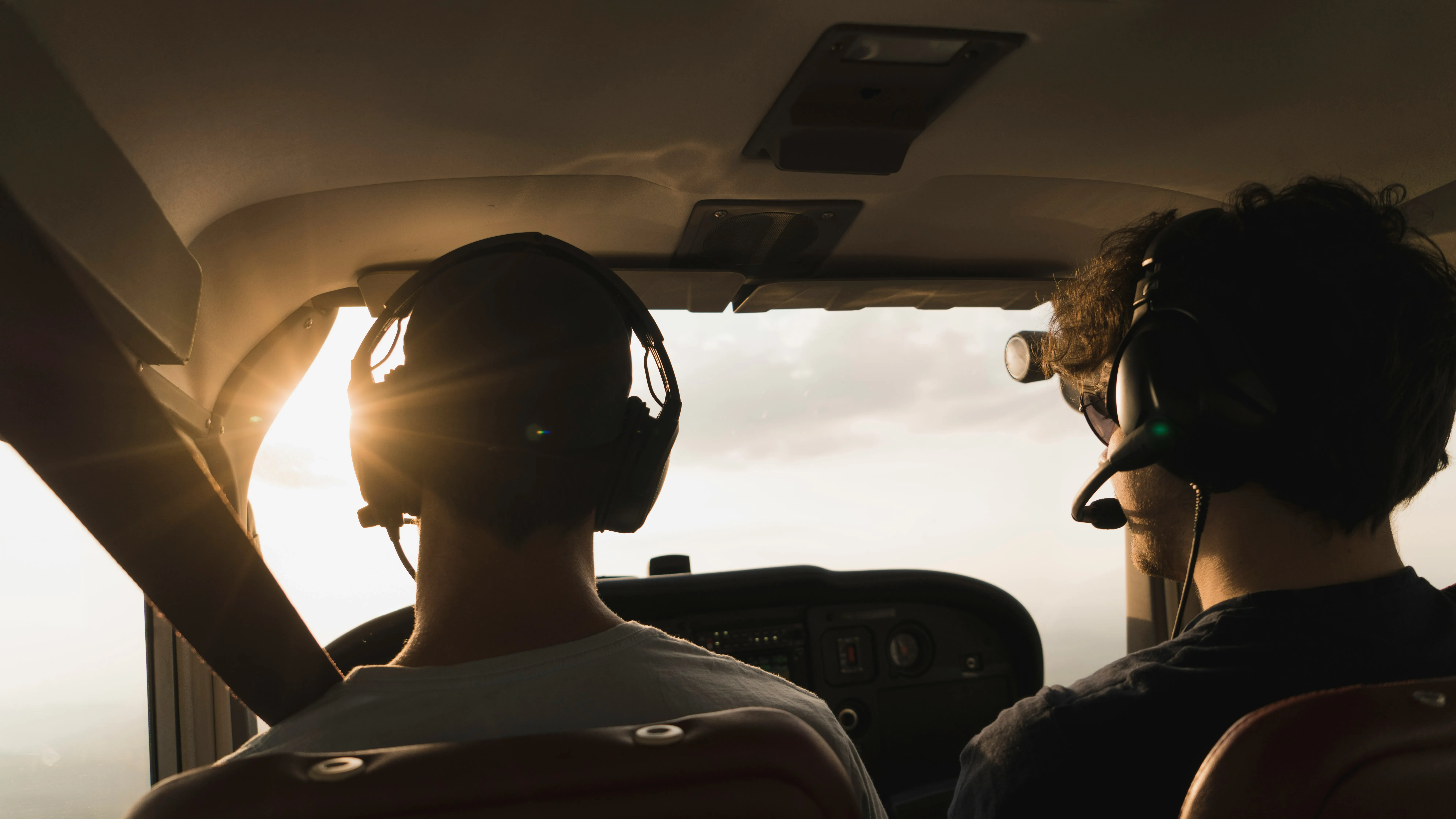 Solid Ground Aviation Fort Meade MD - Personalized flight training with instructor and student in simulator