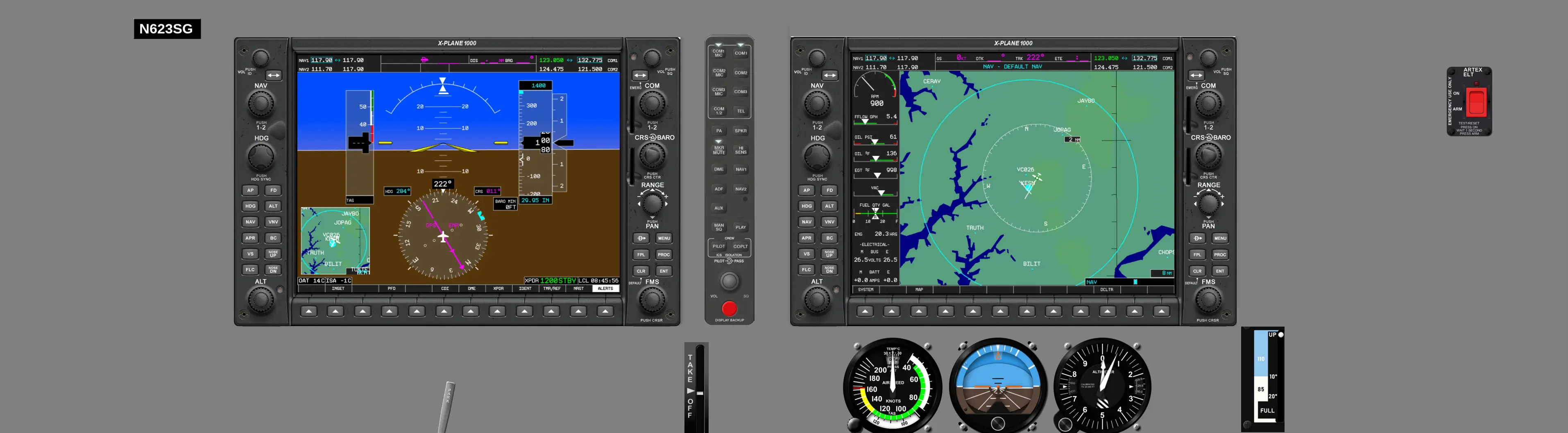 Instrument panel Cessna 172 - G1000